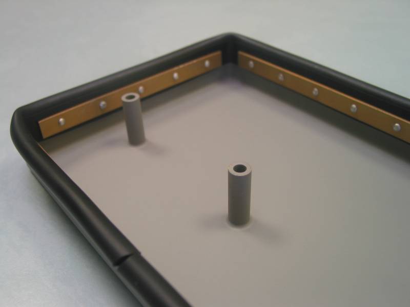 Boitier usiné avec peinture et accessoires