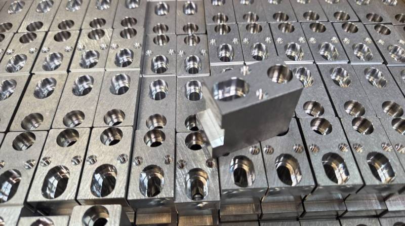 Usinage en série de pièces en aluminium par Serelec
