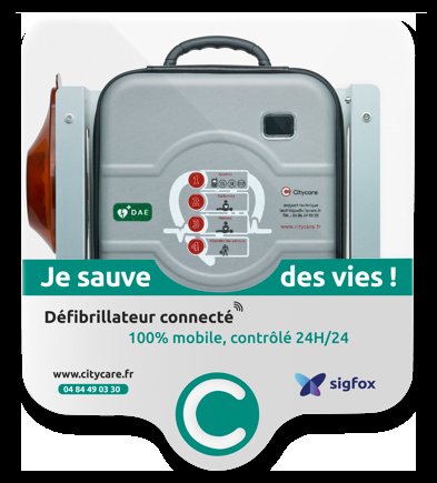 Défibrillateur Automatisé Externe connecté chez Serelec Usinage